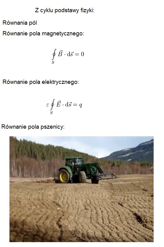 Równanie pola