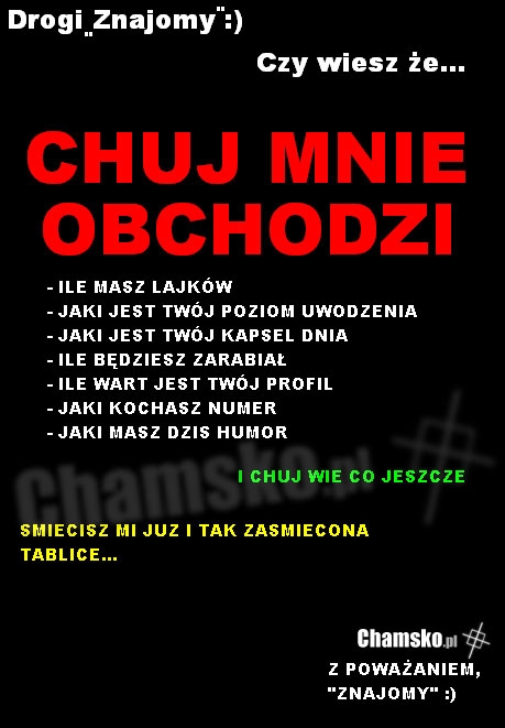 Drogi znajomy