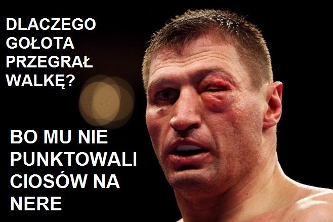 dlaczego gołota przegrał?