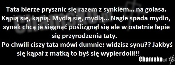 Pod prysznicem...