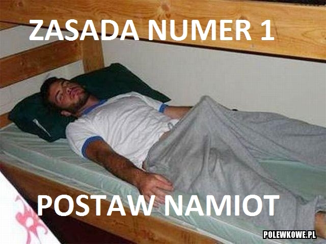 postaw namiot