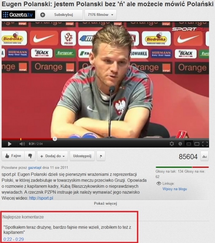 Tak witaj? w kadrze