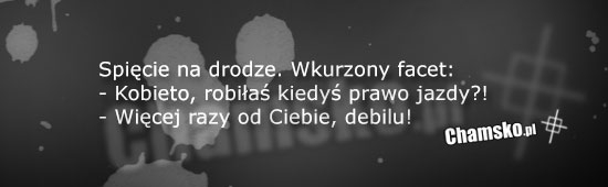 Stłuczka na drodze