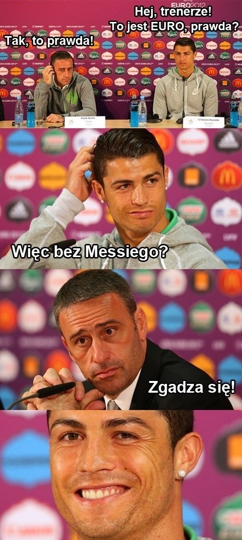 Zadowolony Ronaldo