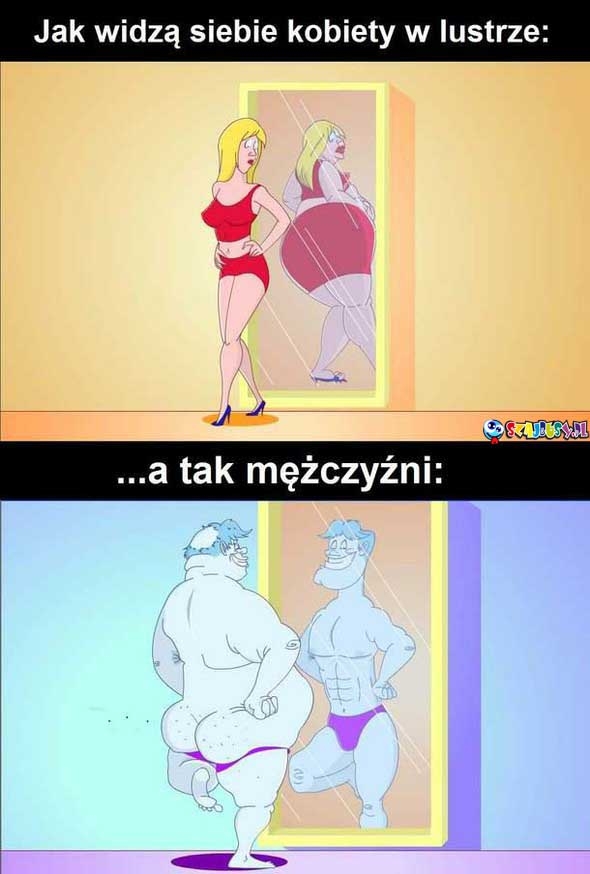 jak si? widzimy w lustrze