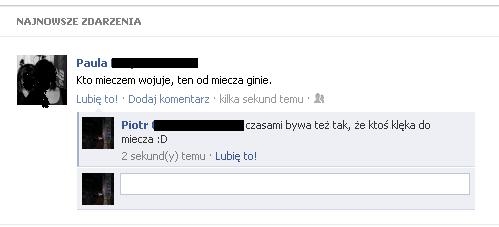 Kto mieczem wojuje...