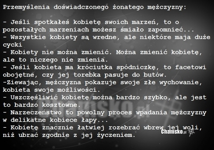 Przemy?lenia m??a