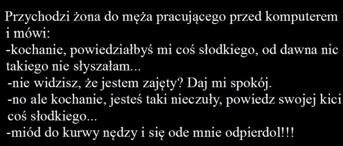 coś słodkiego