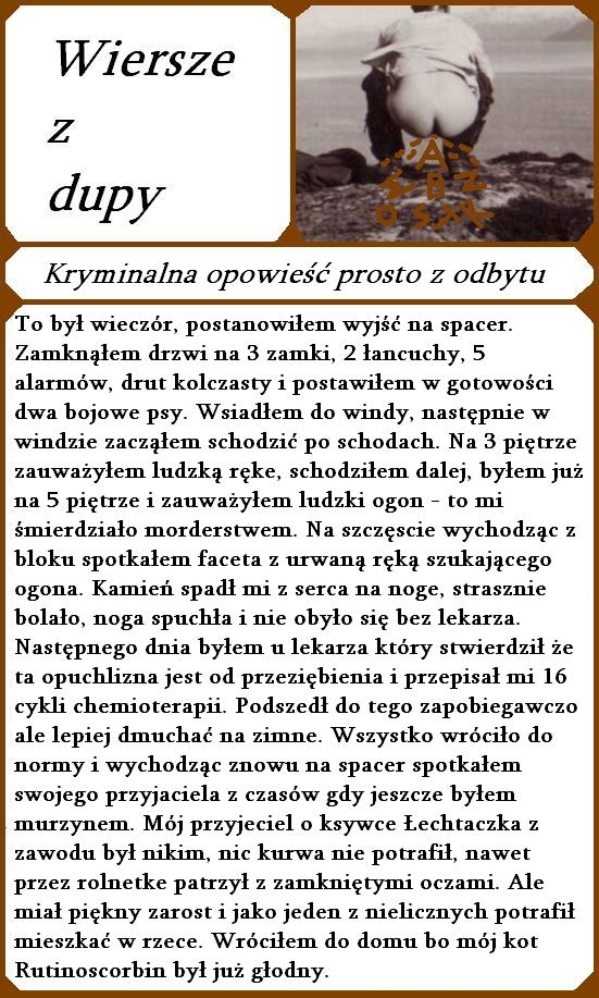 Wiersze z dupy