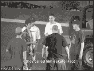 Nie wkurwiaj skateboardzisty