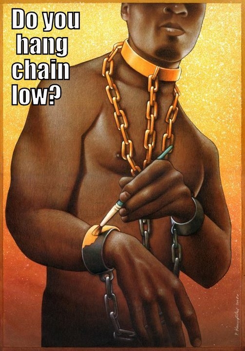 Do you hang chain low?