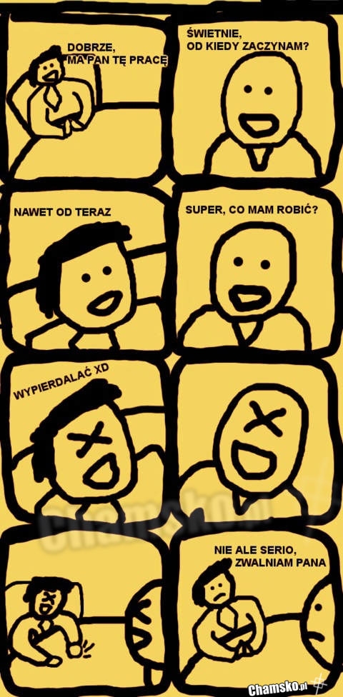 Przyjęcie do pracy
