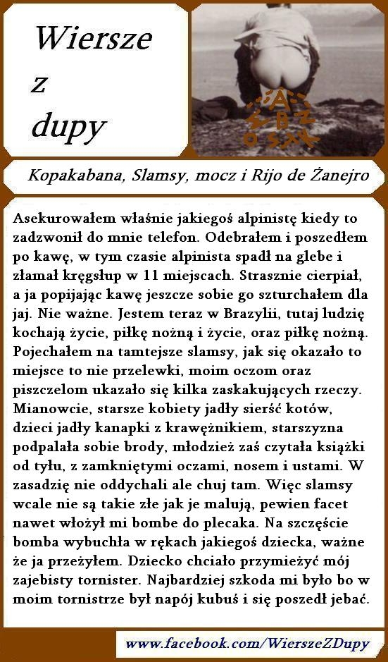 Wiersze z dupy