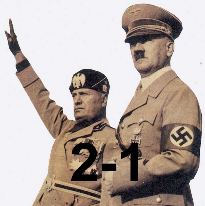 Mussolini vs Hitler