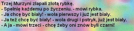 Murzyni i złota rybka