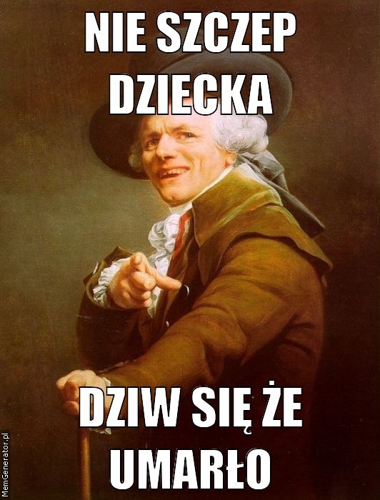 Nie szczep dziecka