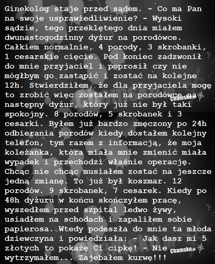 Lekarz przed s?dem