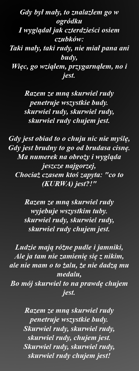 Skurwiel rudy