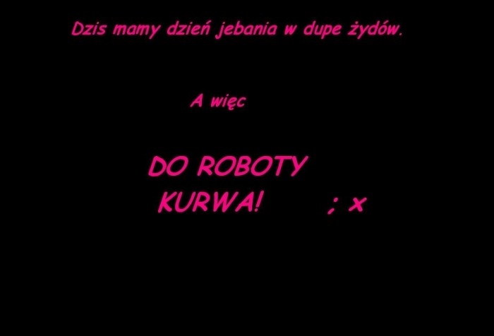 dzie? jebania ?ydów