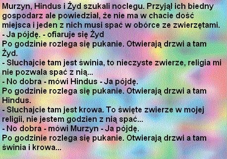 Żyd Hindus i Murzyn