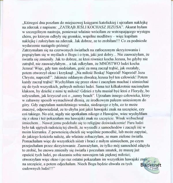 zatr?b je?li kochasz Jezusa