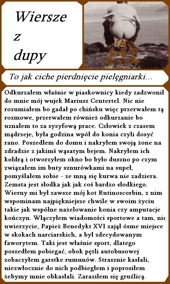Wiersze z dupy