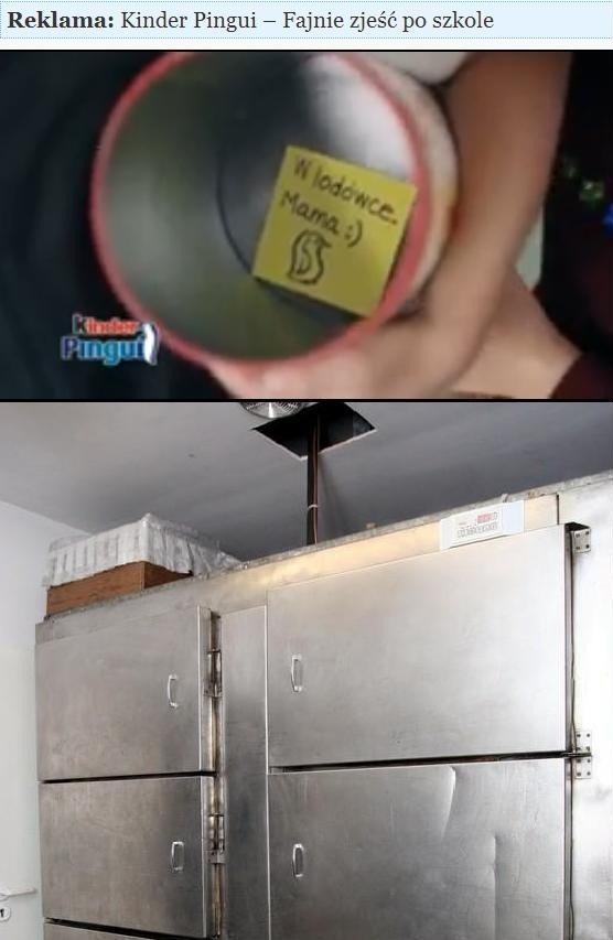 Mama w lodówce :