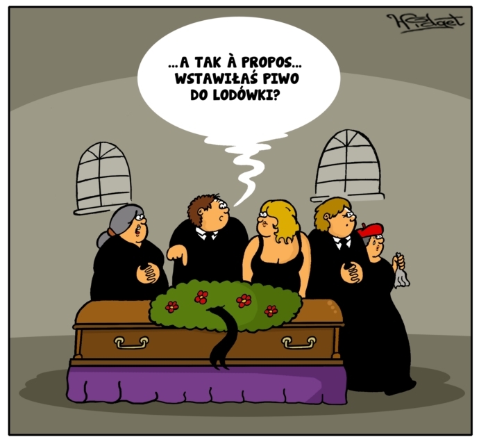 na pogrzebie