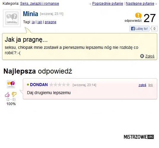 Drugiemu lepszemu