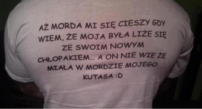Morda się cieszy