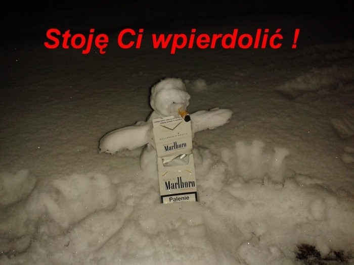 Stoję Ci wpierdolić