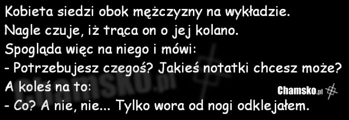 na wyk?adzie