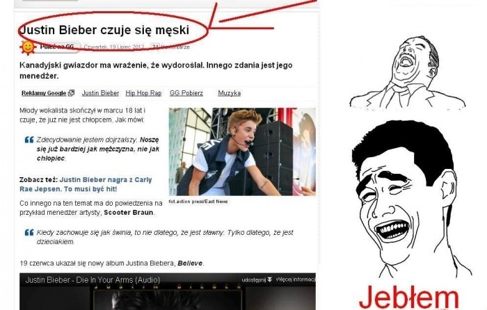 JUSTIN BIEBER
