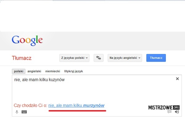 Mam murzynów
