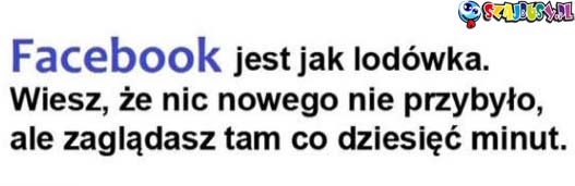facebook jest jak lodówka