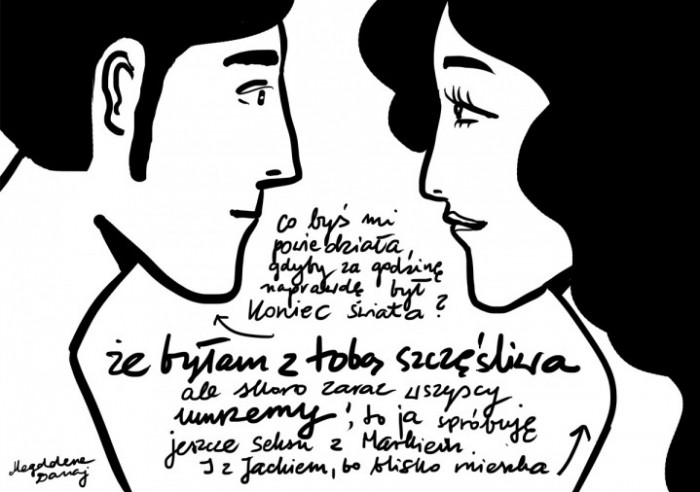 Jestem taka szczęśliwa że się puszczę