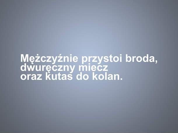 Co przystoi?
