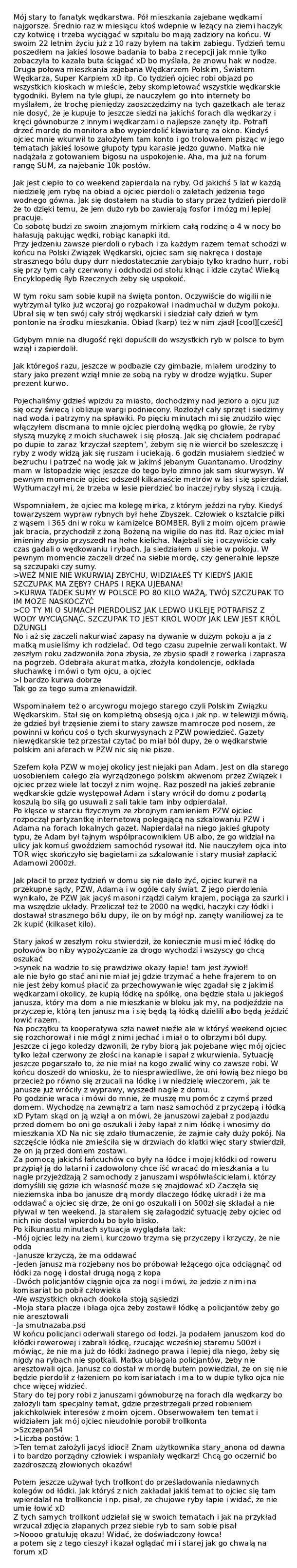 może na ryby? xD