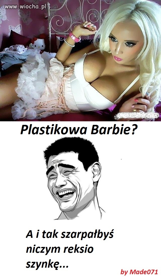 Plastikowa Barbie