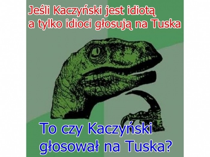 Filozoraptor rozgryzł Kaczora