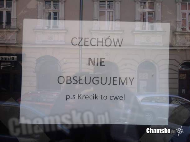 Czechów nie przyjmujemy