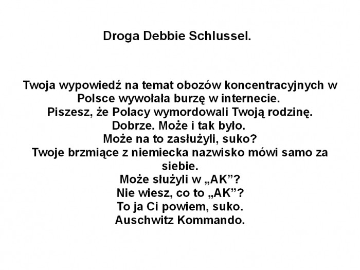 Debbie.