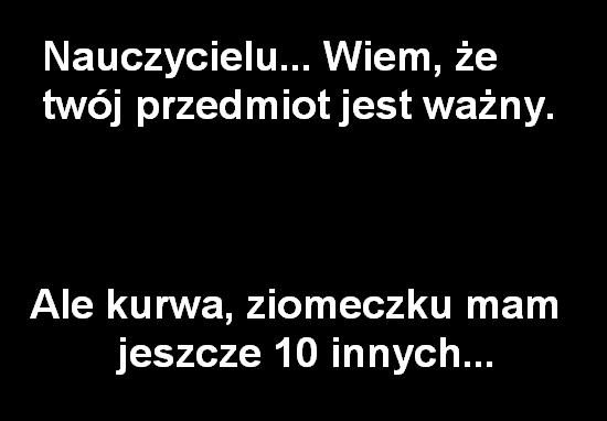 Nauczycielu...