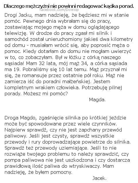 Kącik porad Jacka