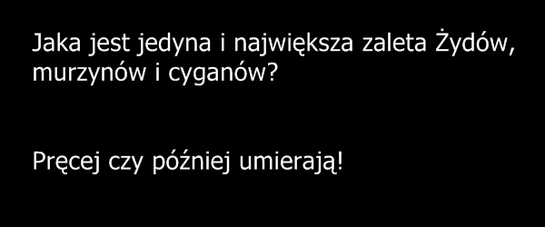 Zaleta ?ydów murzynów i cyganów