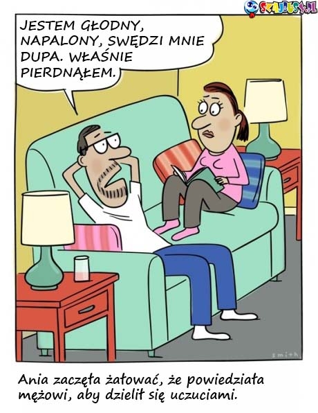 dzielić się uczuciami