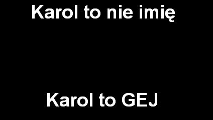 Karol to nie imię