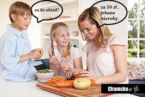 Za ile obiadek?