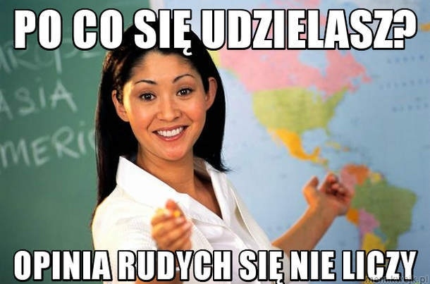 Na chuj sie udzielasz?