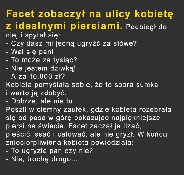 Kobieta z idealnymi piersiami